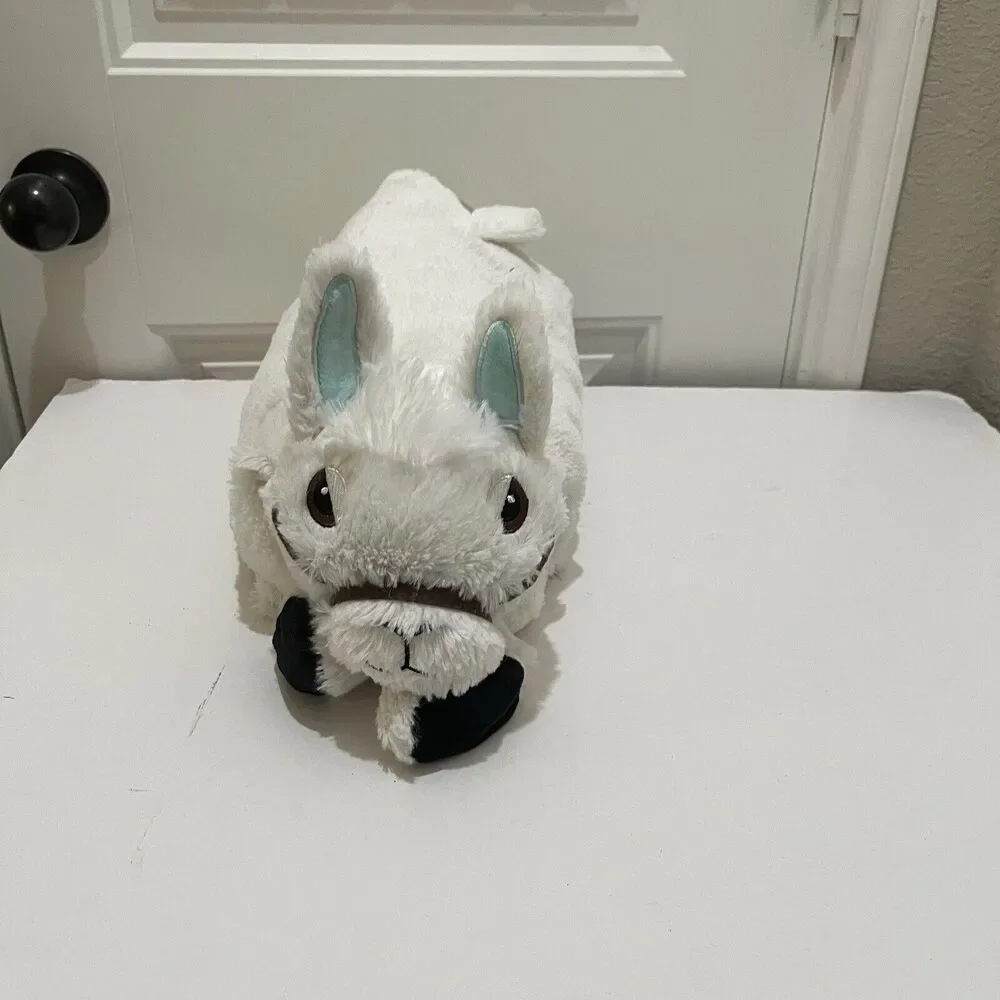 Piper Kids White Llama Plush Pillow Pet Foldable Cuddly Travel Friend 12